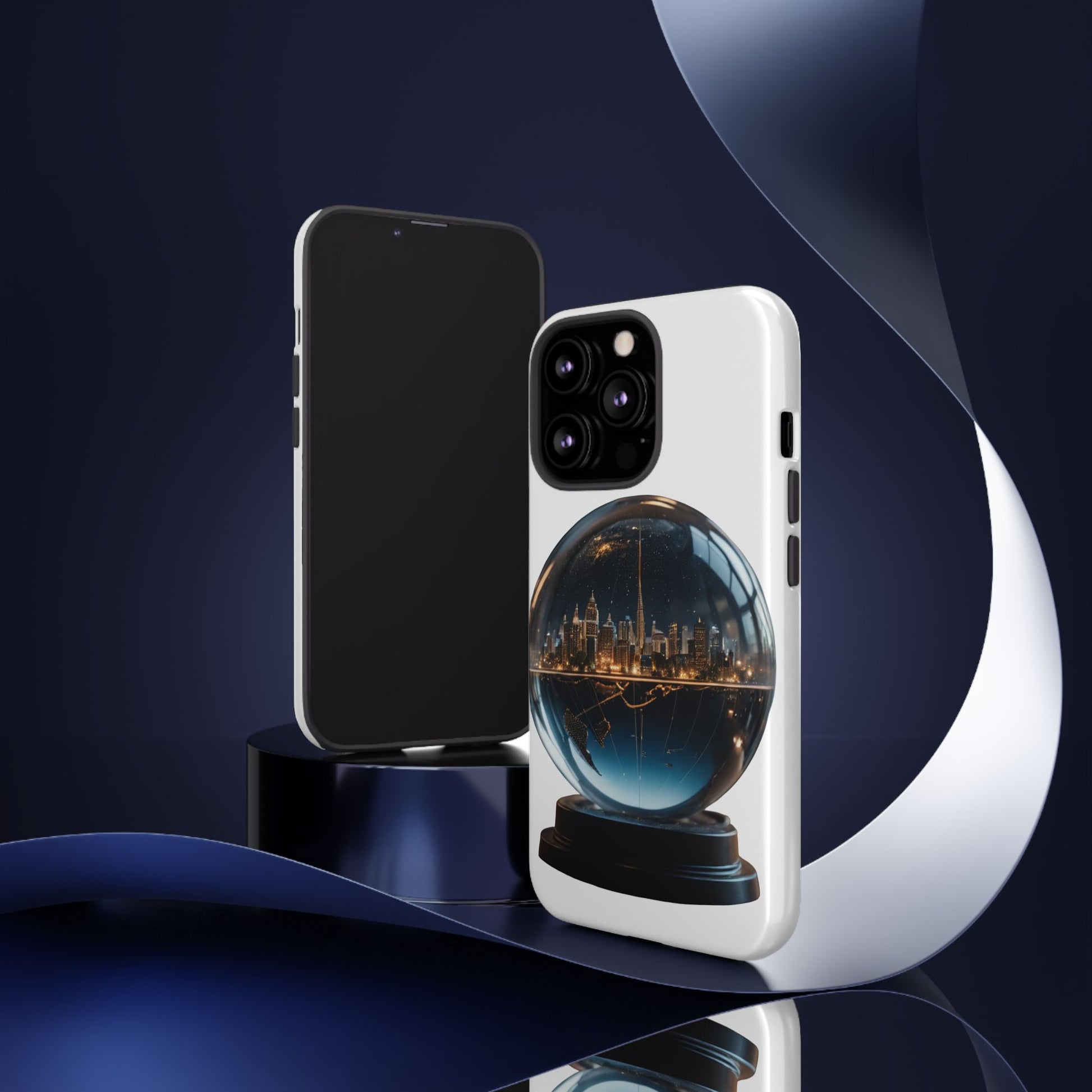 Stylized iPhone and Samsung Model Tough Cases Artistic Creatives