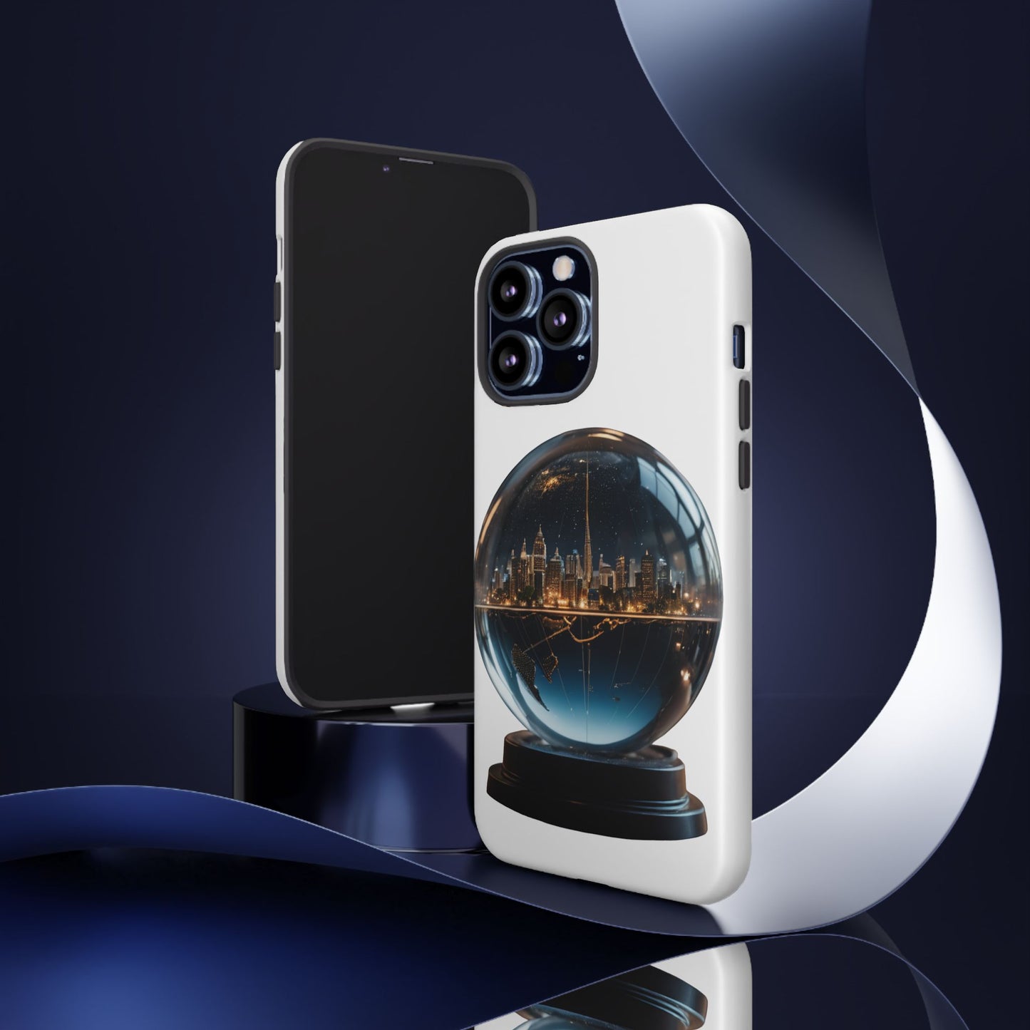 Stylized iPhone and Samsung Model Tough Cases Artistic Creatives