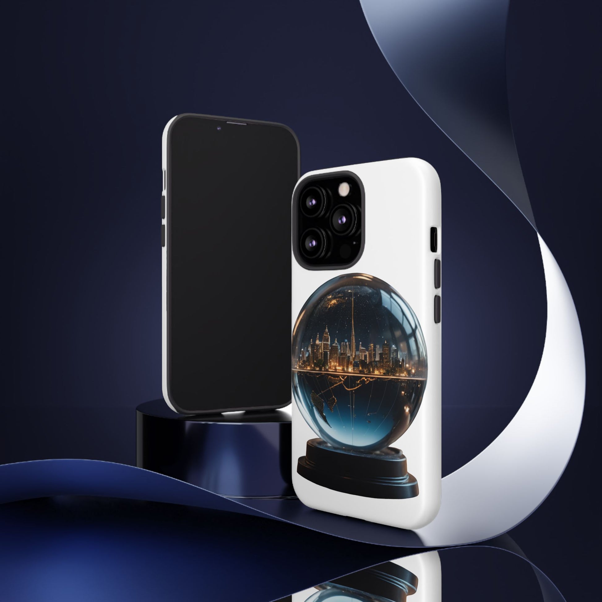 Stylized iPhone and Samsung Model Tough Cases Artistic Creatives