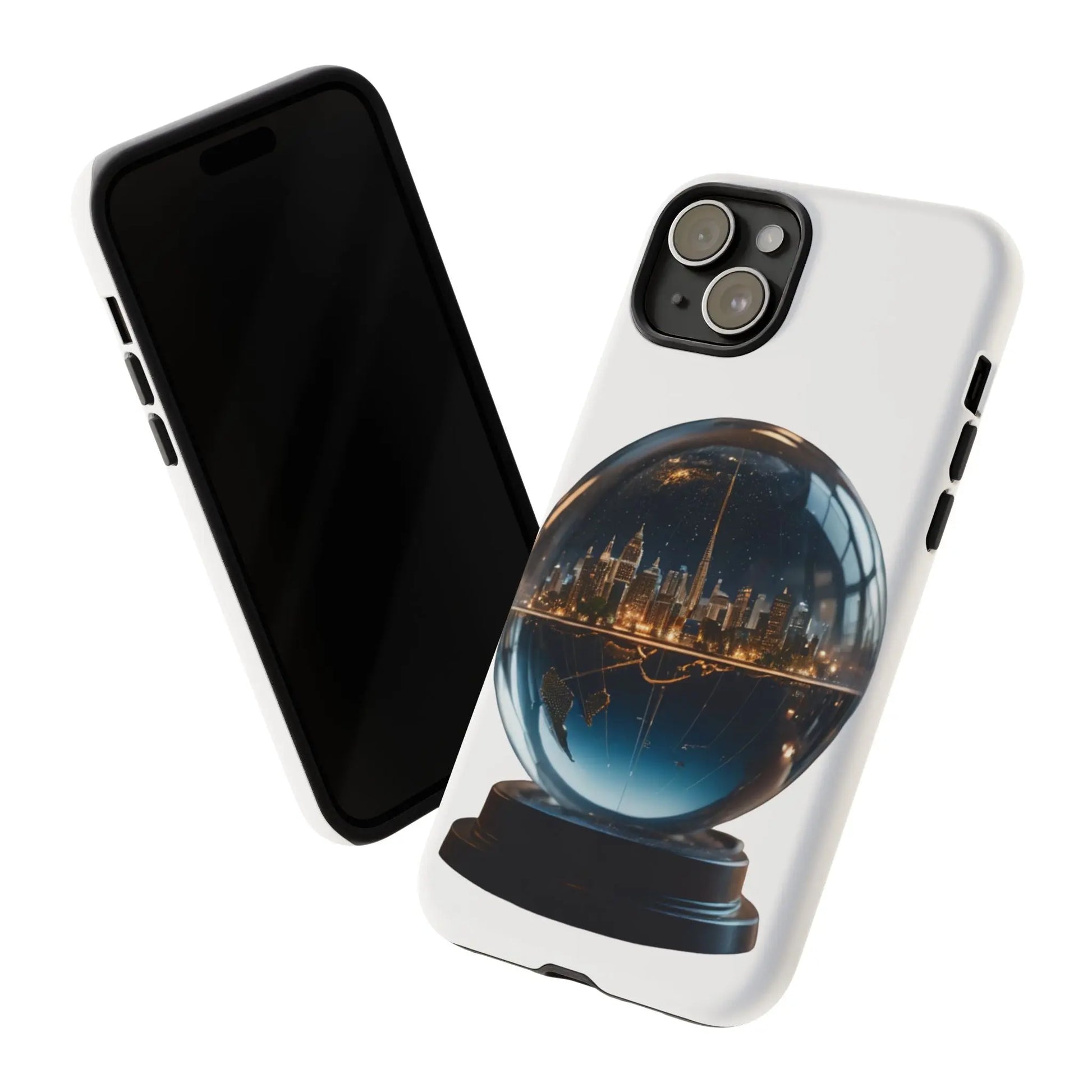 Stylized iPhone and Samsung Model Tough Cases Artistic Creatives