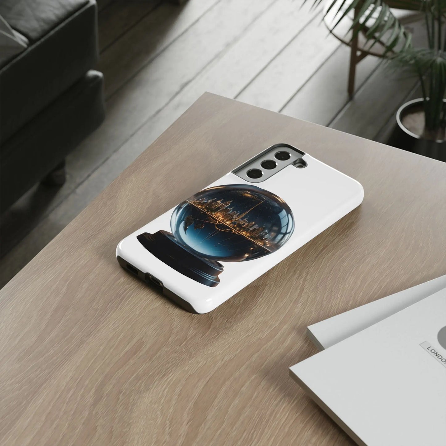 Stylized iPhone and Samsung Model Tough Cases Artistic Creatives