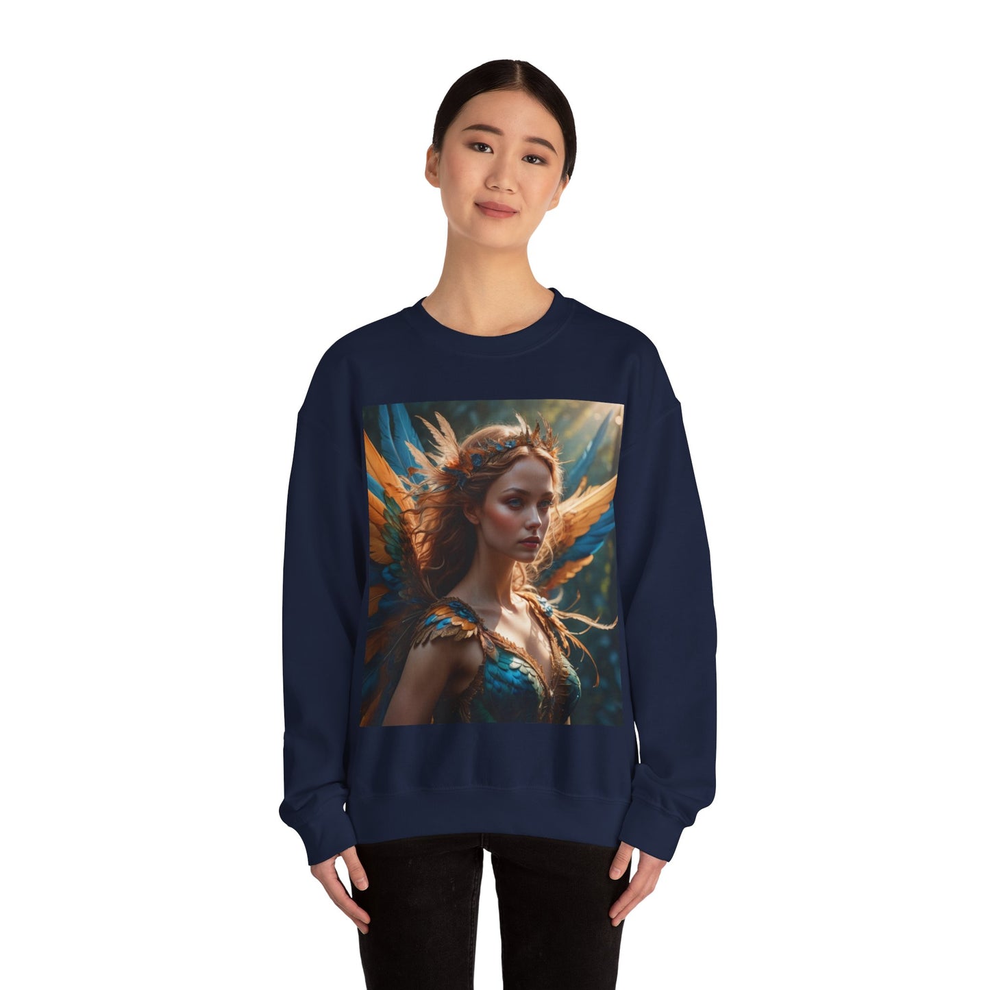 Fairy Sweatshirt - Bold Colors, Whimsical, Soft & Warm