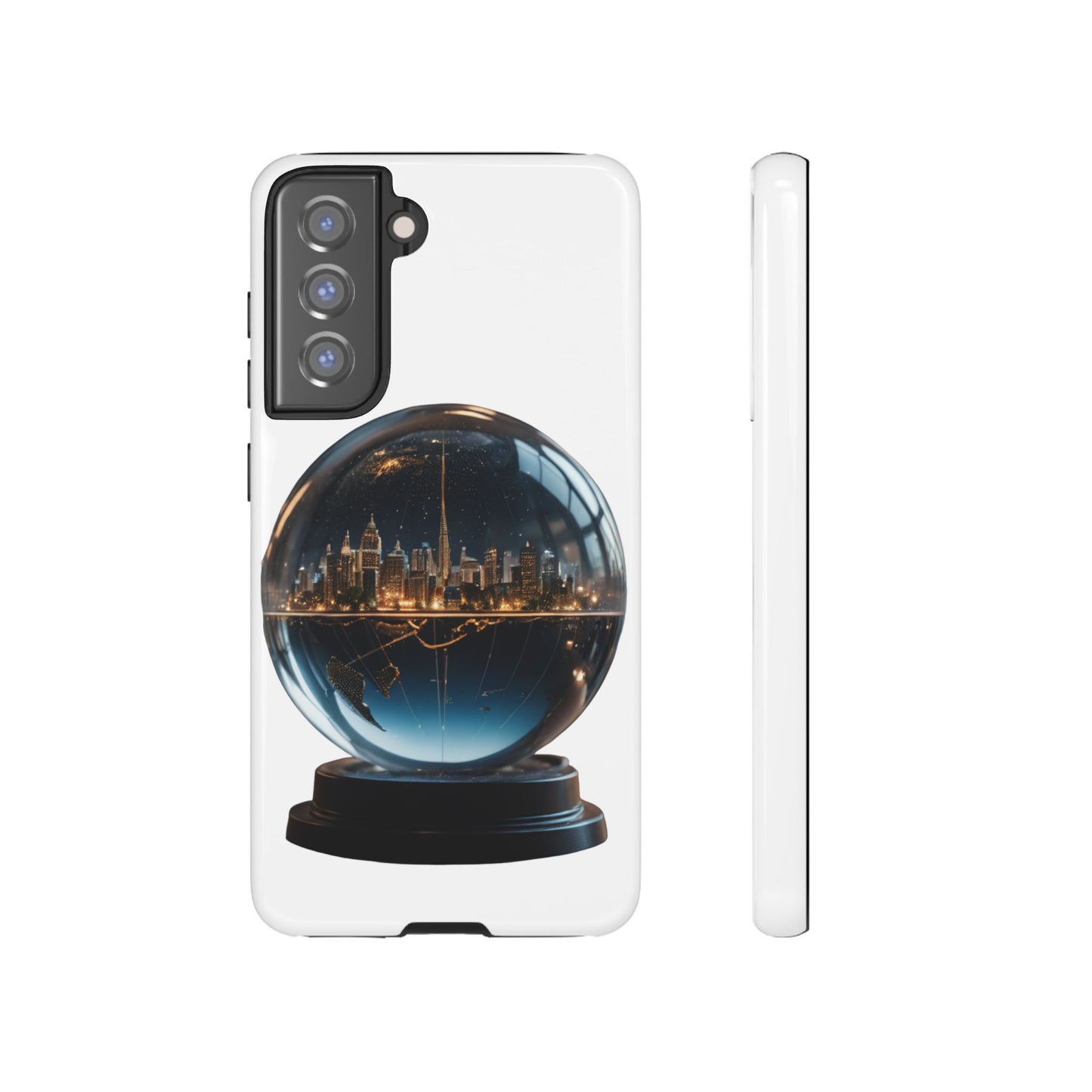 Stylized iPhone and Samsung Model Tough Cases Artistic Creatives