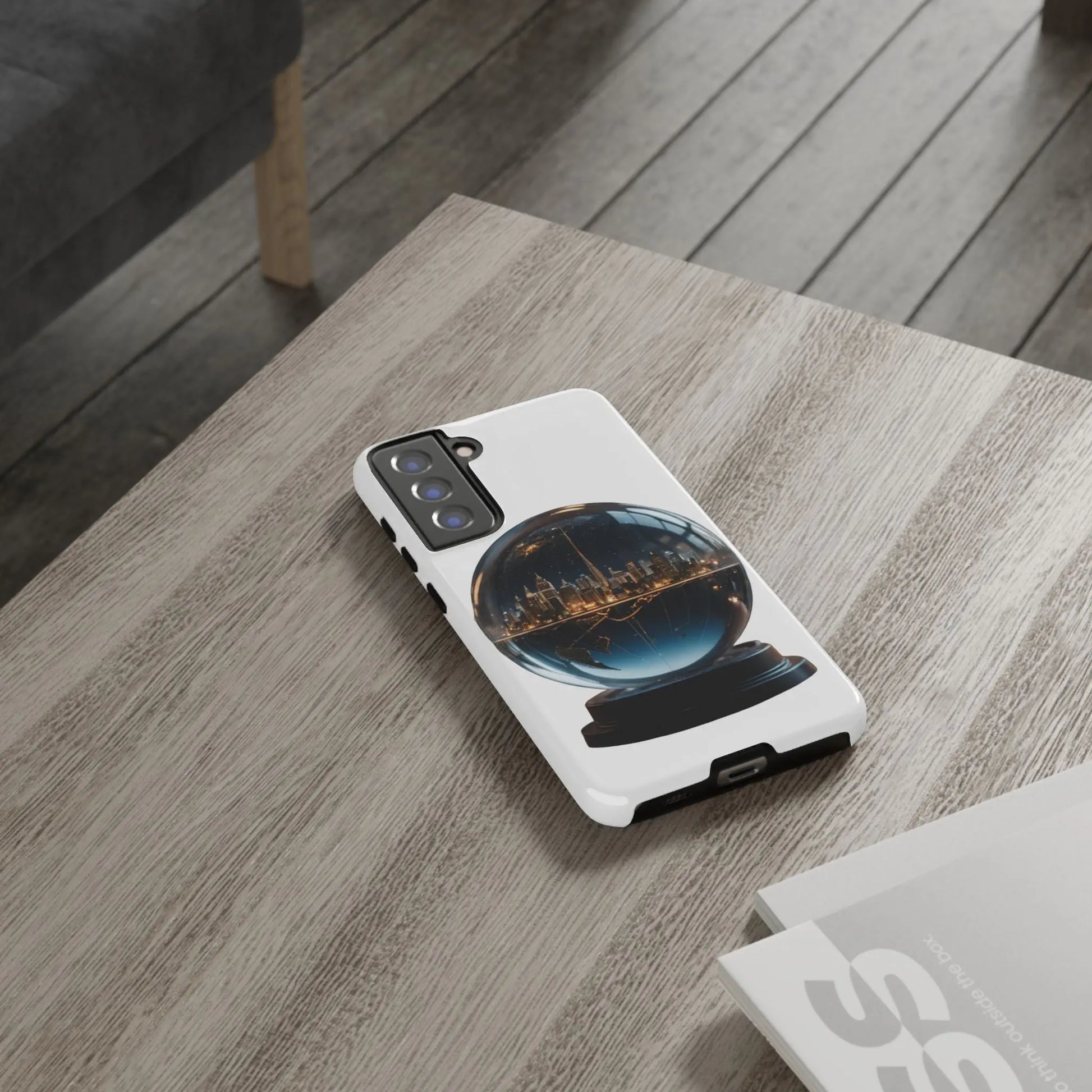 Stylized iPhone and Samsung Model Tough Cases Artistic Creatives