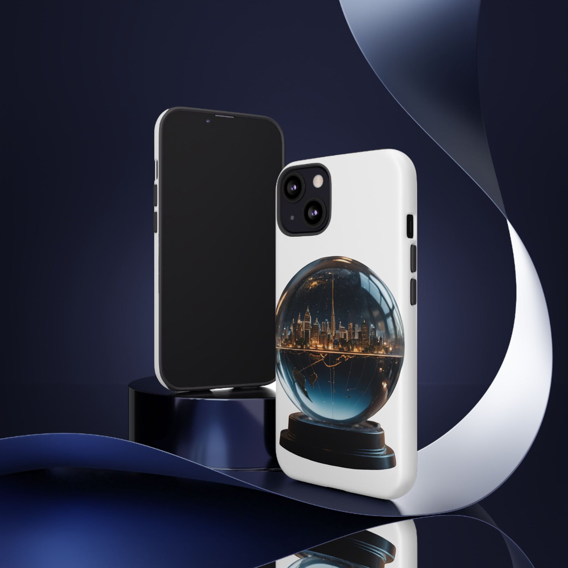 Stylized iPhone and Samsung Model Tough Cases Artistic Creatives