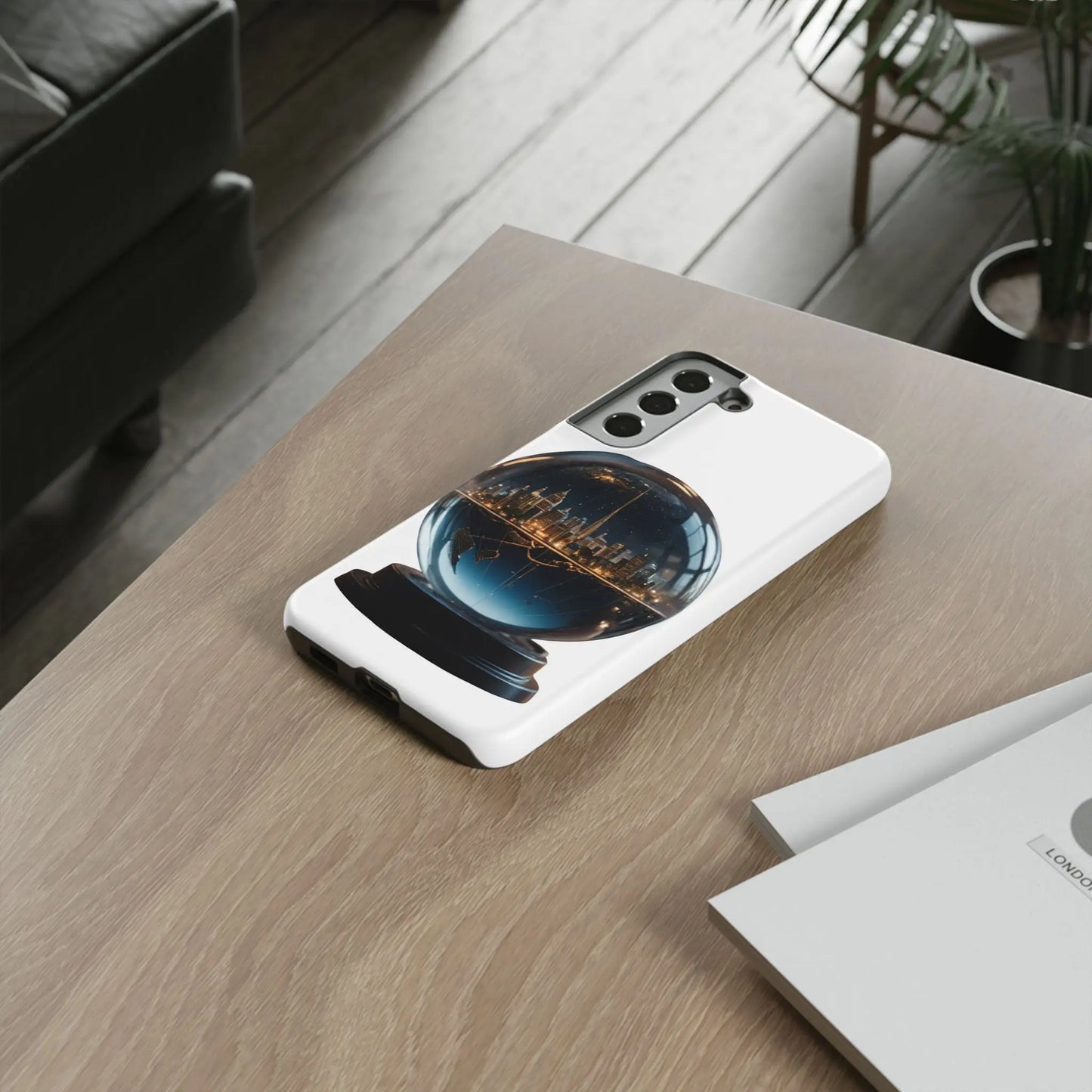 Stylized iPhone and Samsung Model Tough Cases Artistic Creatives