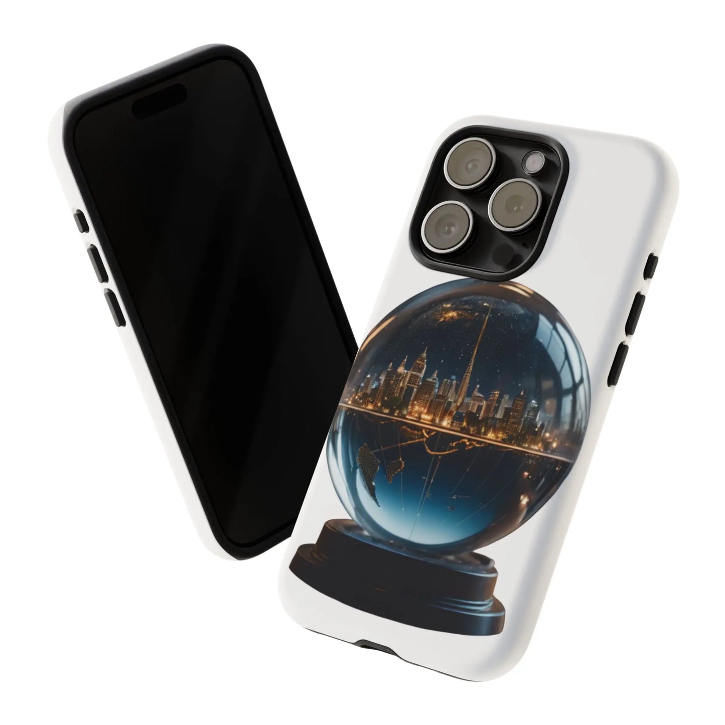 Stylized iPhone and Samsung Model Tough Cases Artistic Creatives