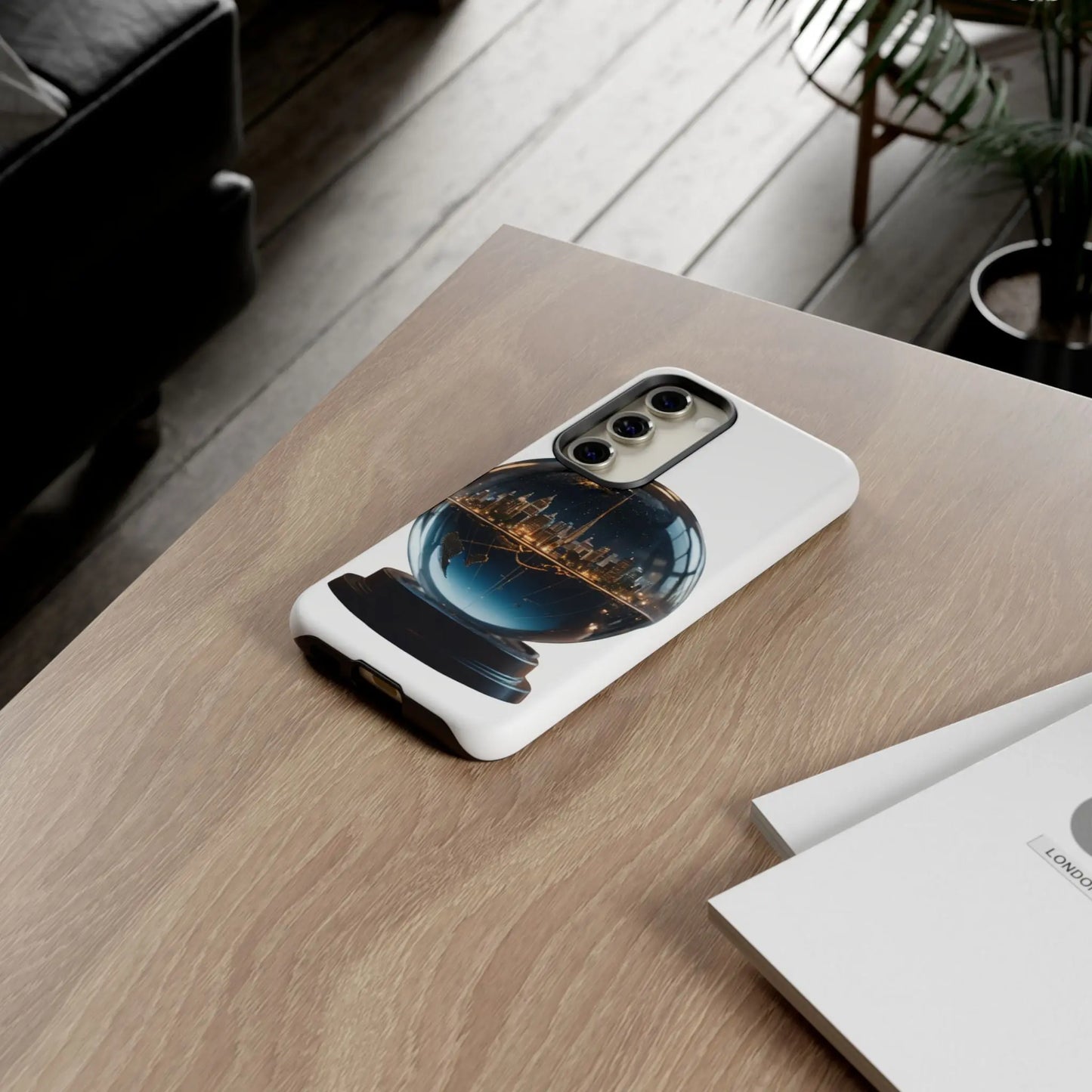 Stylized iPhone and Samsung Model Tough Cases Artistic Creatives