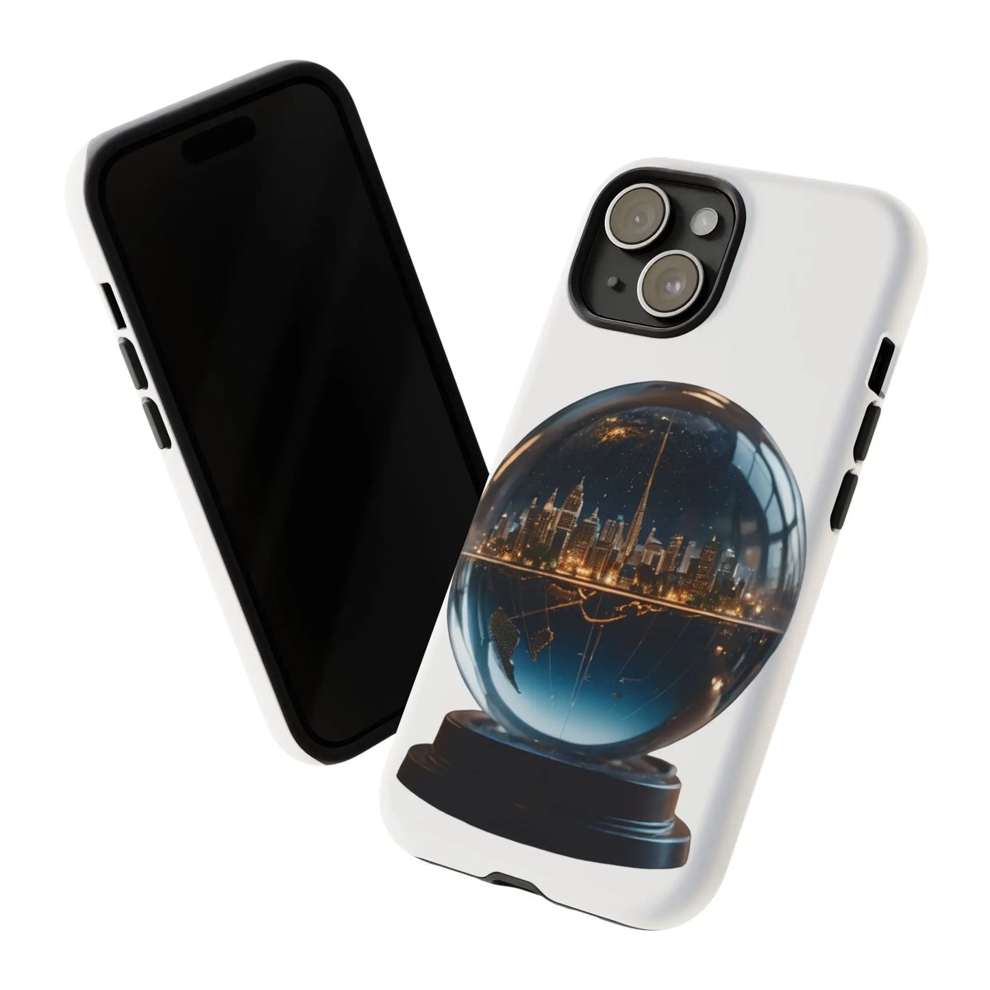 Stylized iPhone and Samsung Model Tough Cases Artistic Creatives