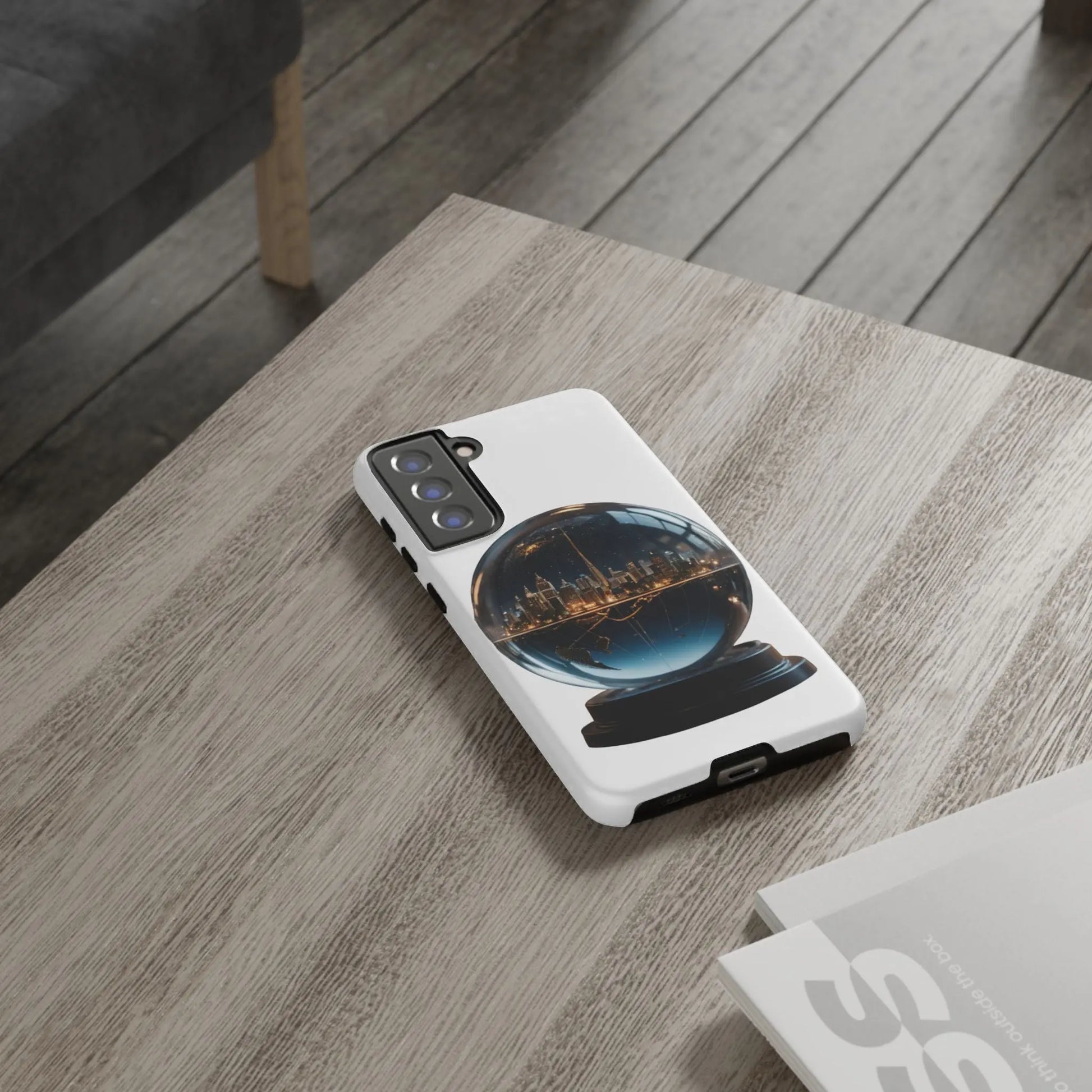 Stylized iPhone and Samsung Model Tough Cases Artistic Creatives