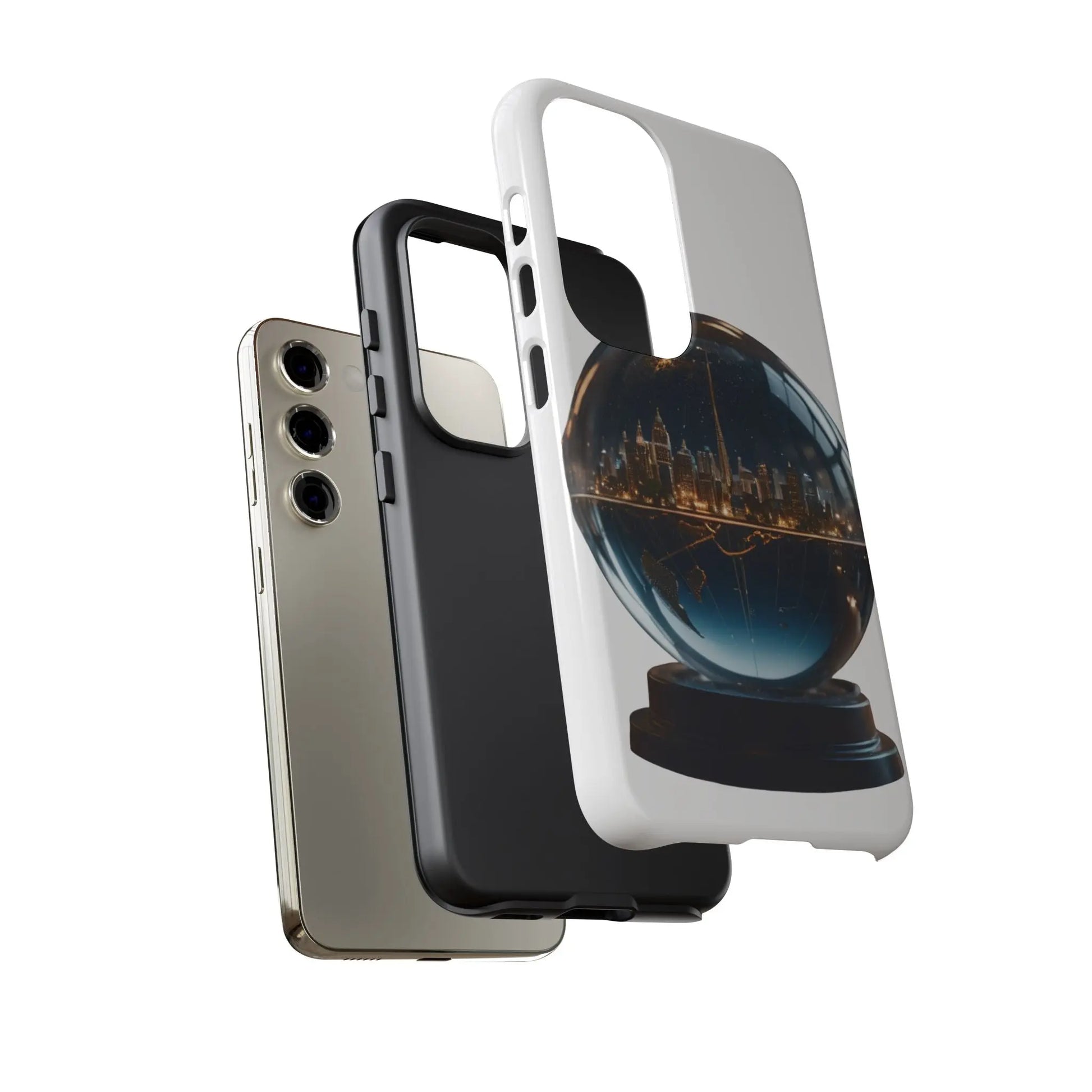 Stylized iPhone and Samsung Model Tough Cases Artistic Creatives