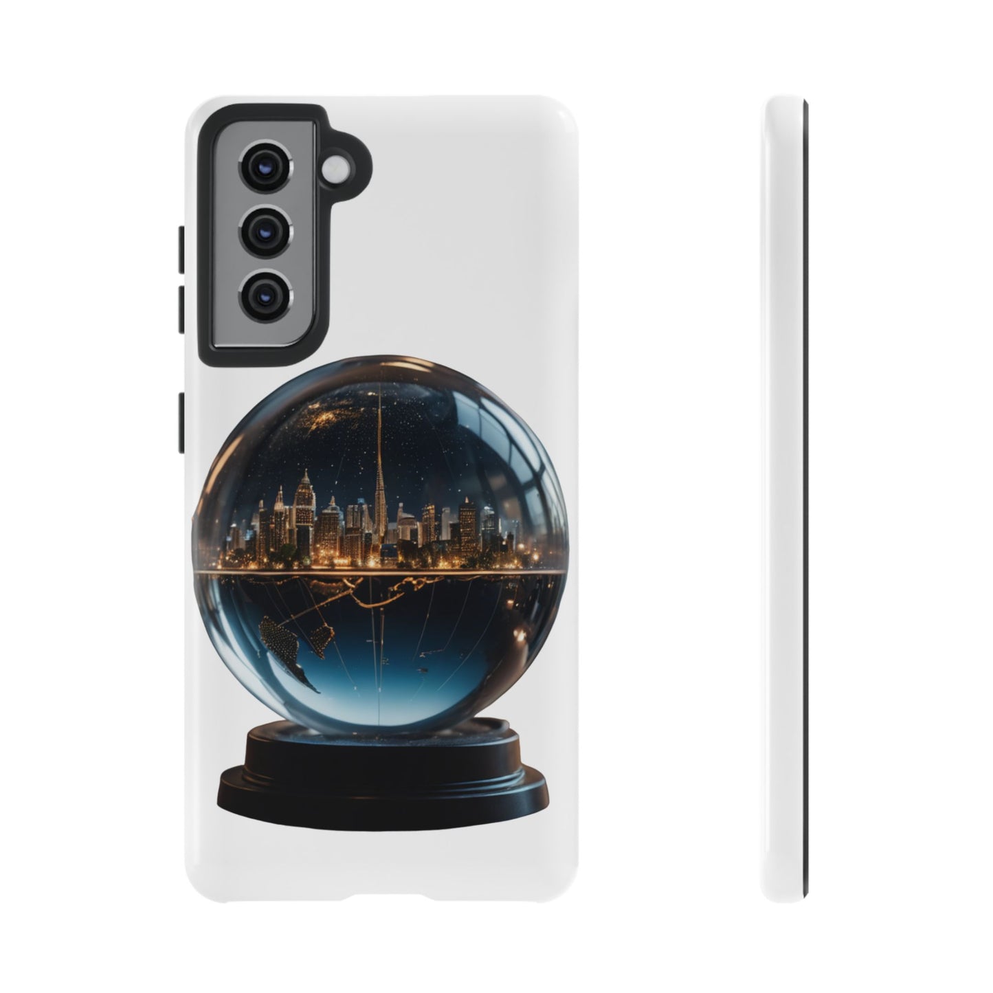 Stylized iPhone and Samsung Model Tough Cases Artistic Creatives