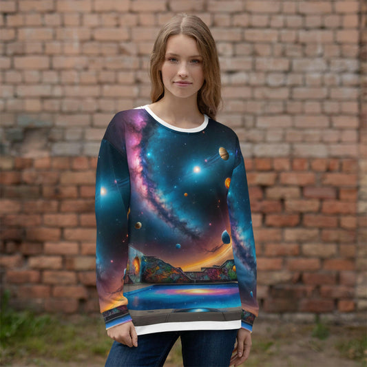 Awesome Galaxy Unisex Sweatshirt Artistic Creatives