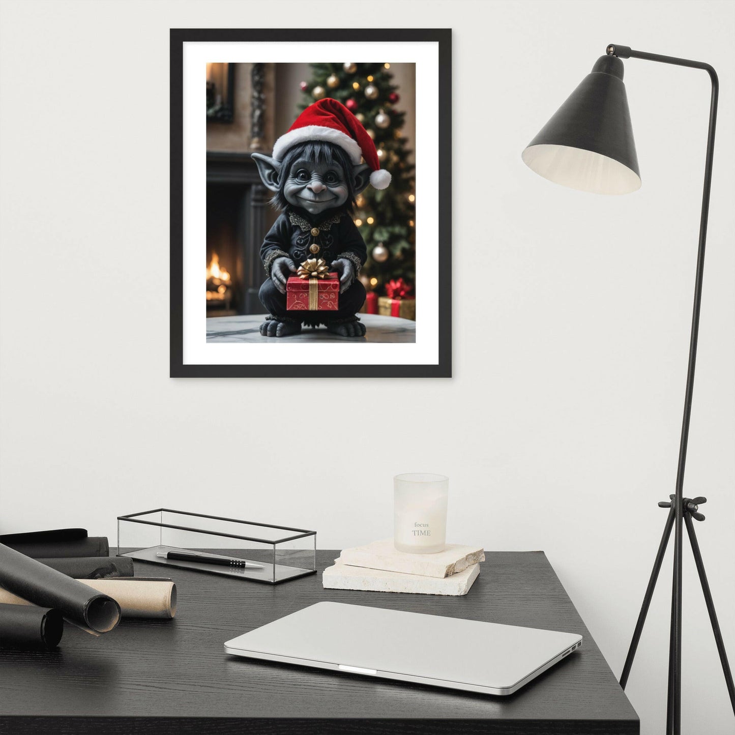 Troll Christmas Framed poster Artistic Creatives