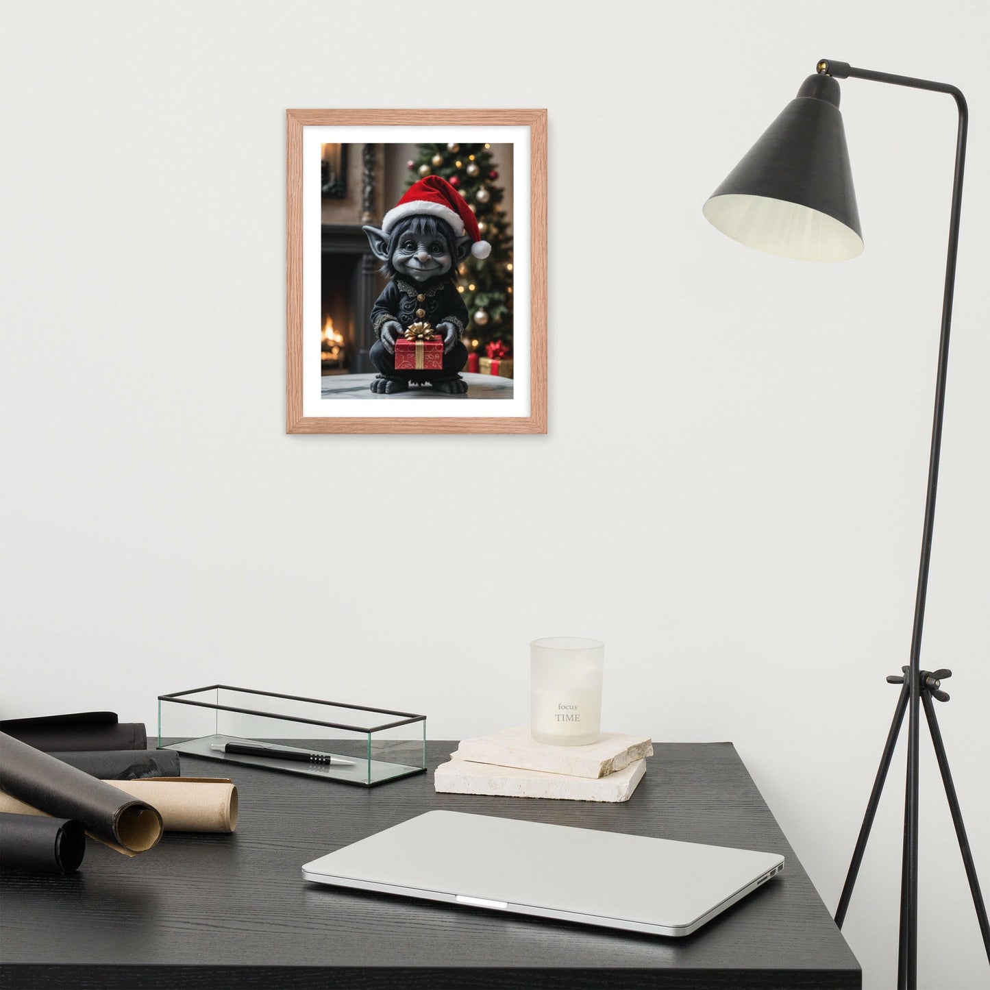 Troll Christmas Framed poster Artistic Creatives