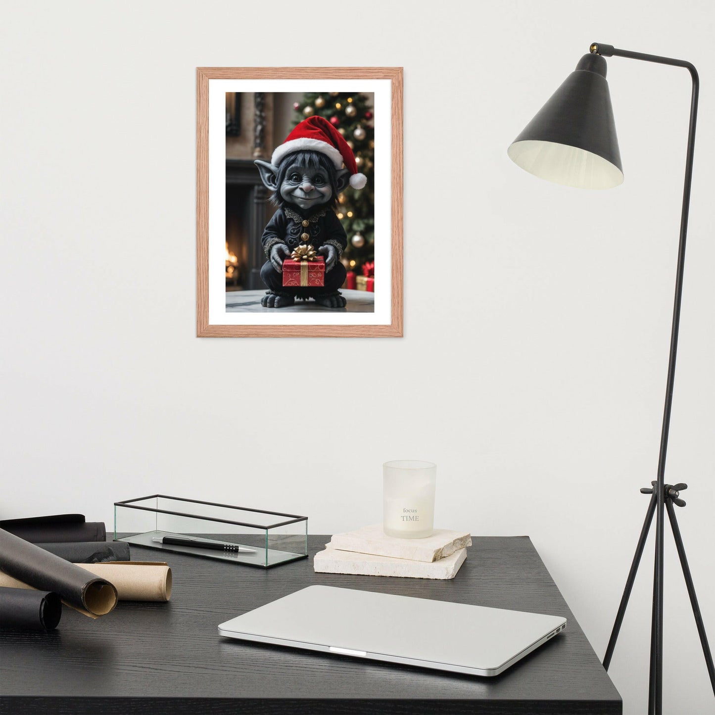 Troll Christmas Framed poster Artistic Creatives