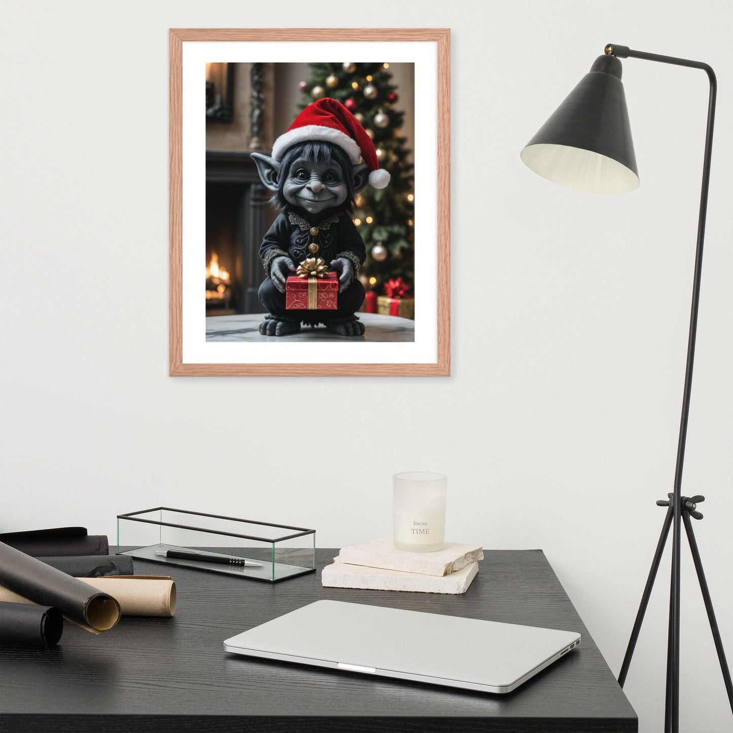 Troll Christmas Framed poster Artistic Creatives