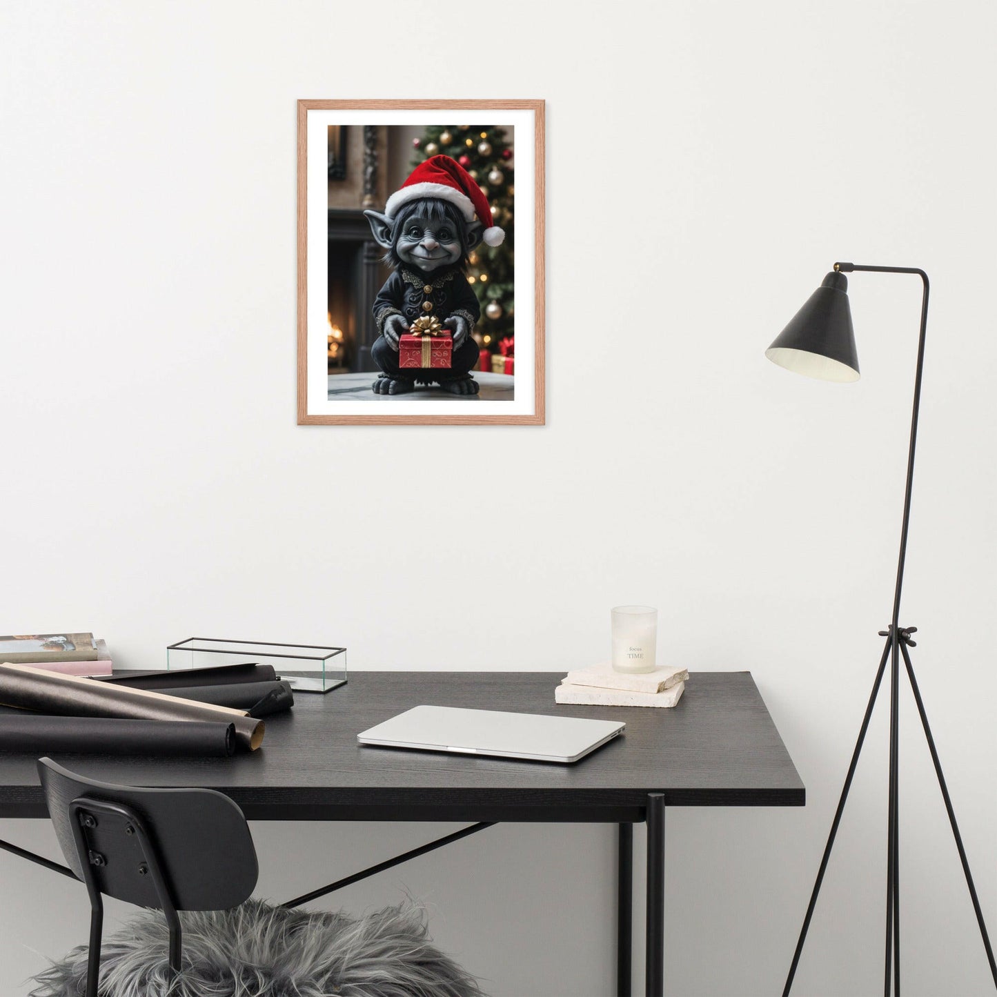 Troll Christmas Framed poster Artistic Creatives