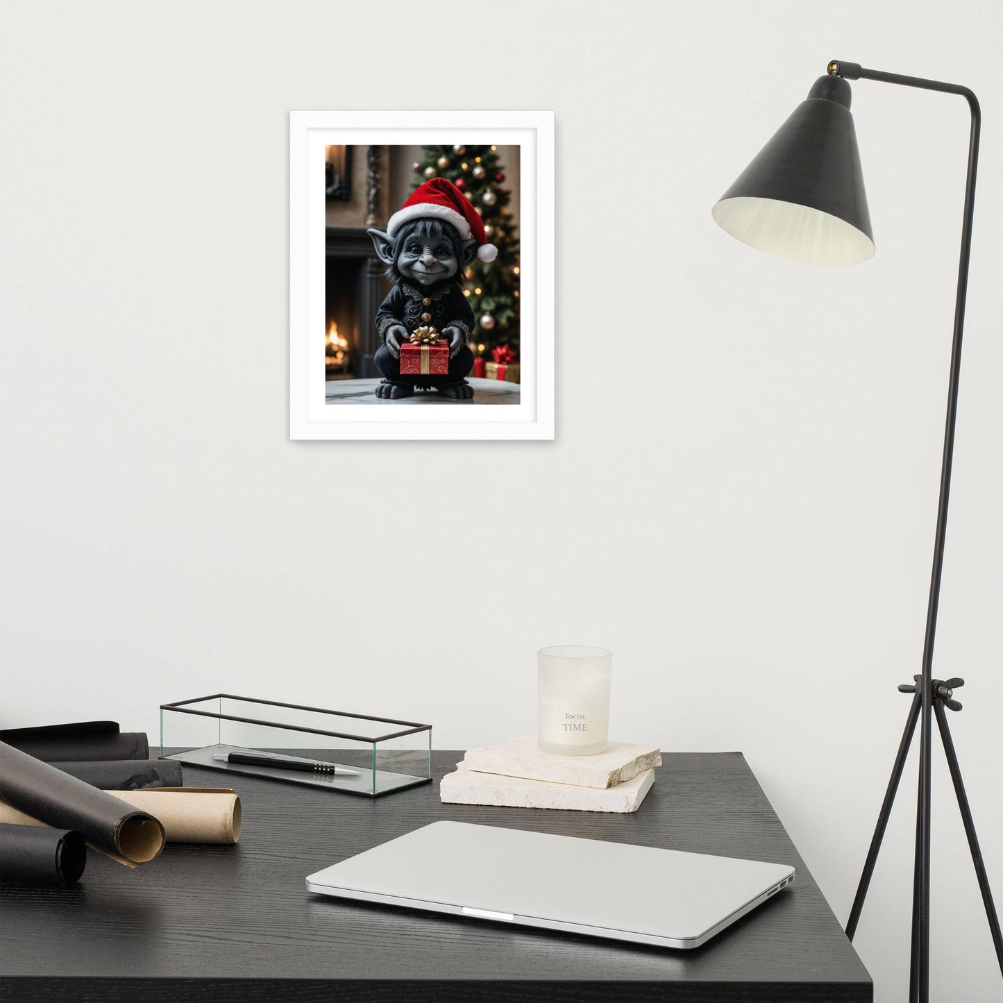 Troll Christmas Framed poster Artistic Creatives