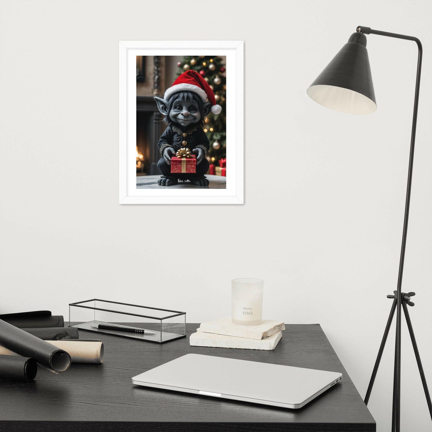 Troll Christmas Framed poster Artistic Creatives