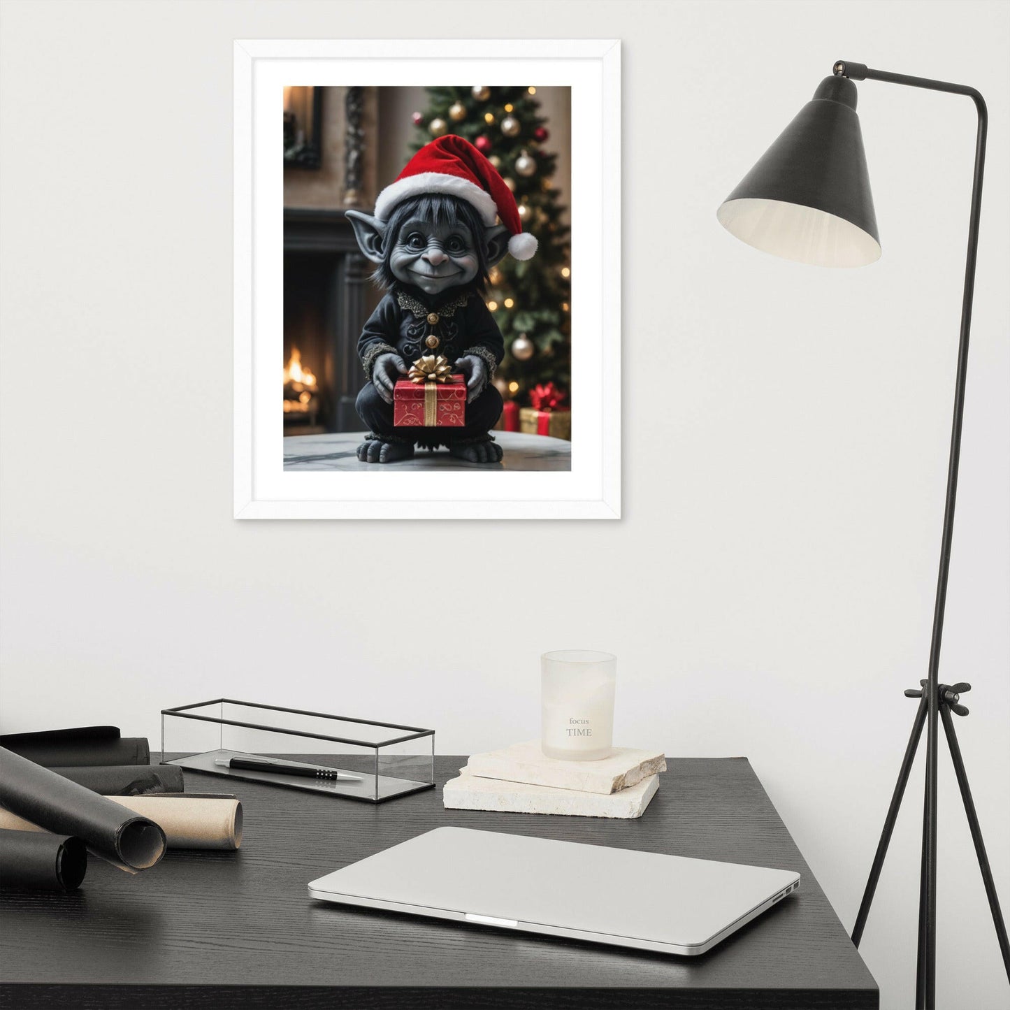 Troll Christmas Framed poster Artistic Creatives