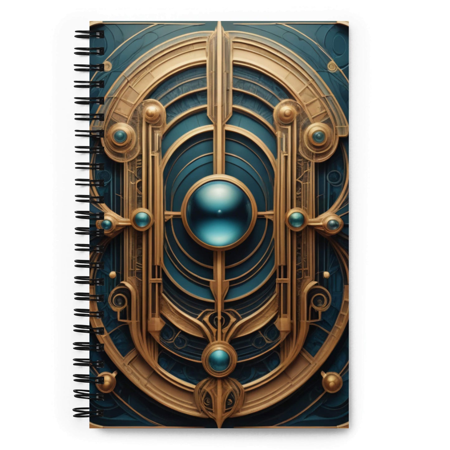 Abstractify Spiral notebook