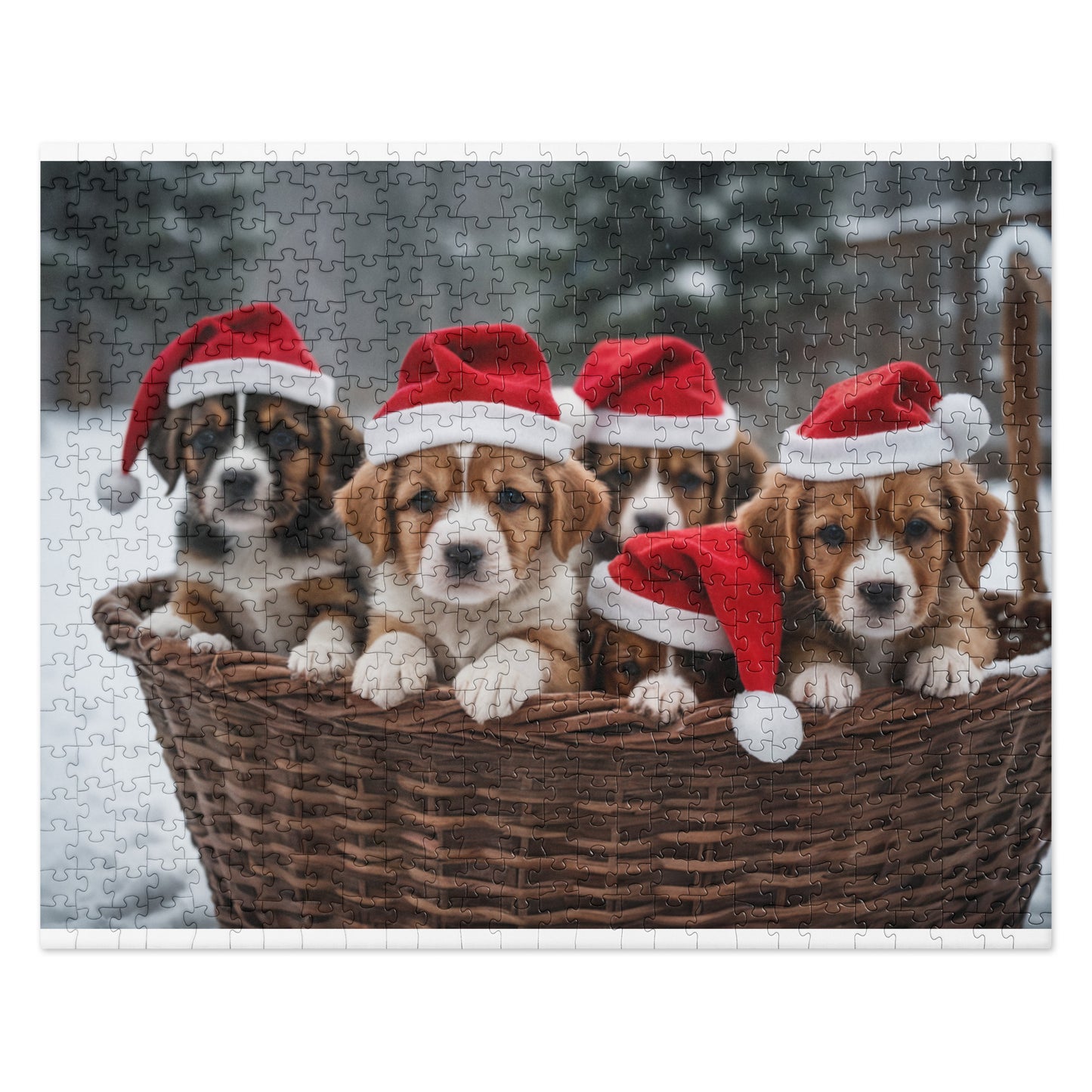 Peek-A-Boo Puppies Jigsaw puzzle Artistic Creatives