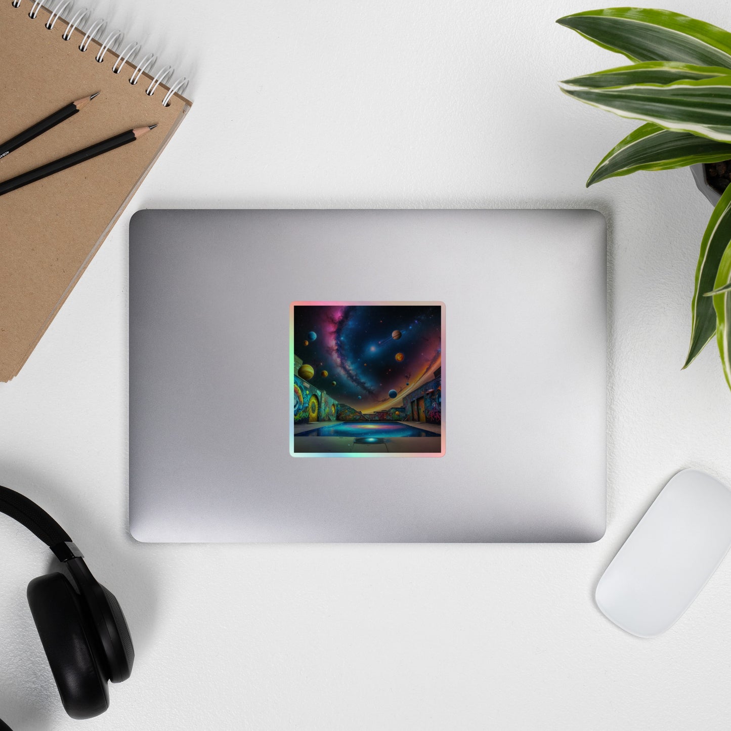 Galaxy Holographic Stickers Artistic Creatives