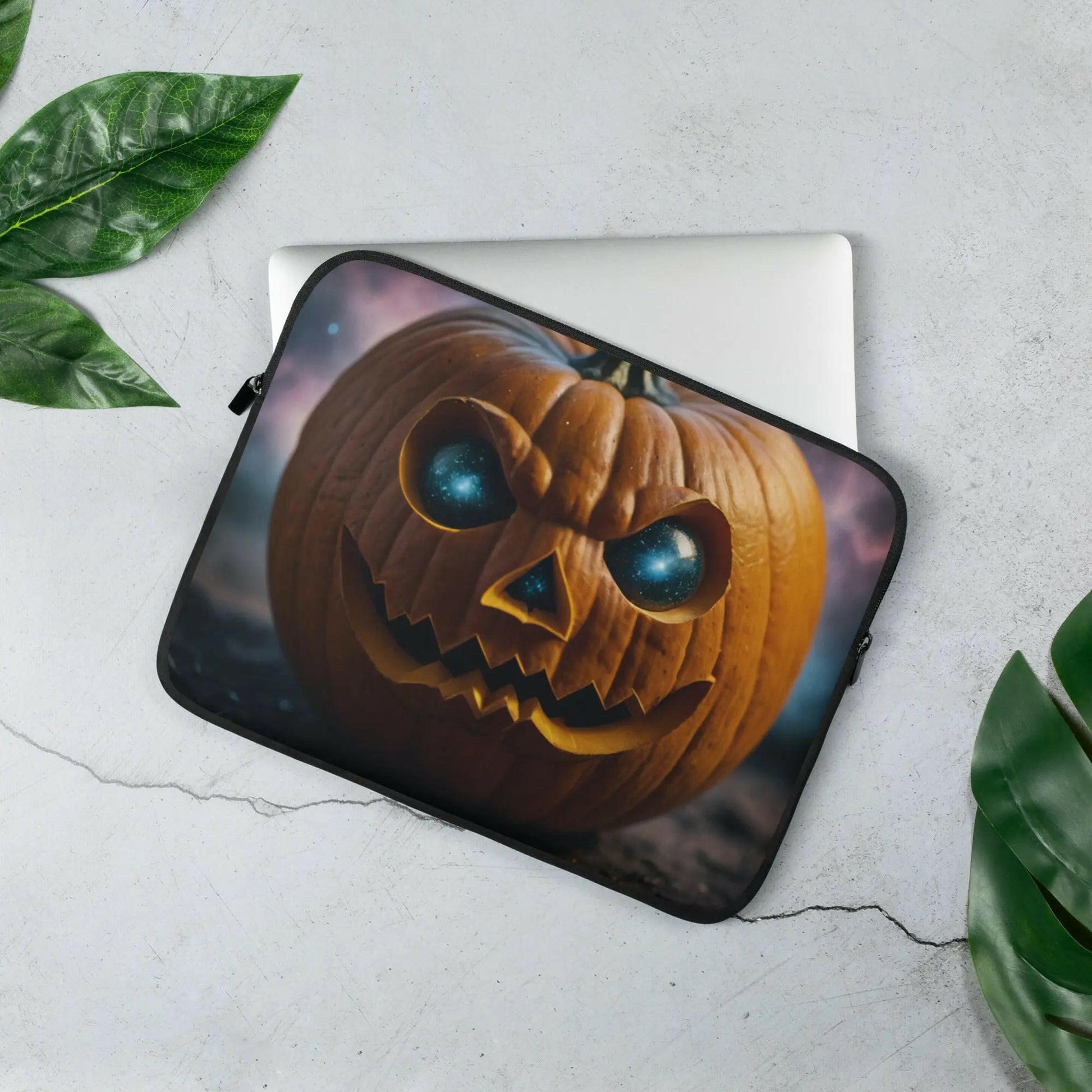 Halloween Pumpkin Laptop Sleeve Artistic Creatives