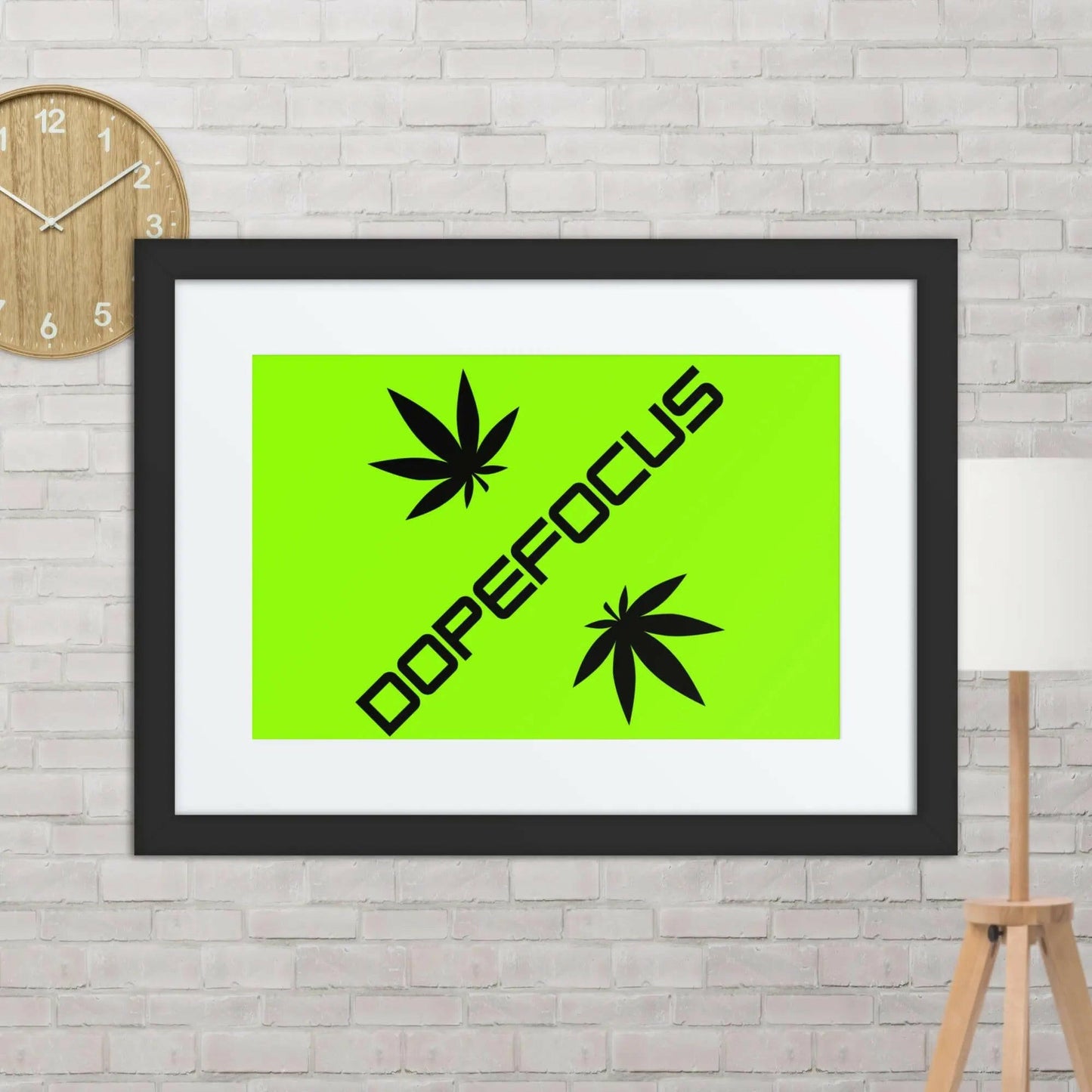 Dope Focus Framed poster Artistic Creatives