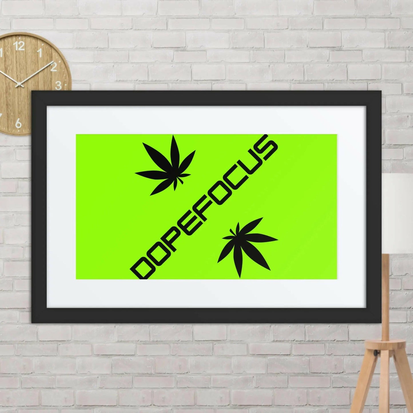 Dope Focus Framed poster Artistic Creatives