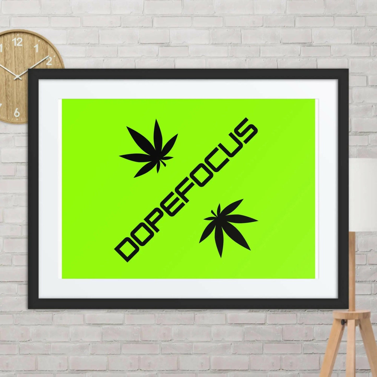 Dope Focus Framed poster Artistic Creatives